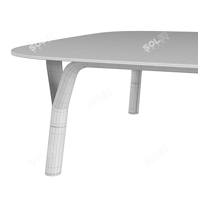 Elegant Angel Table 3D model image 5
