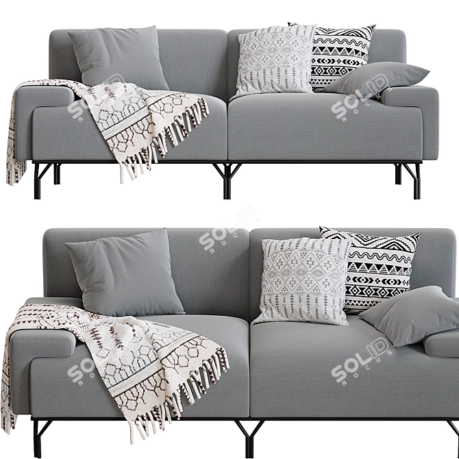 Modern Summit Standard Sofa 3D model image 2