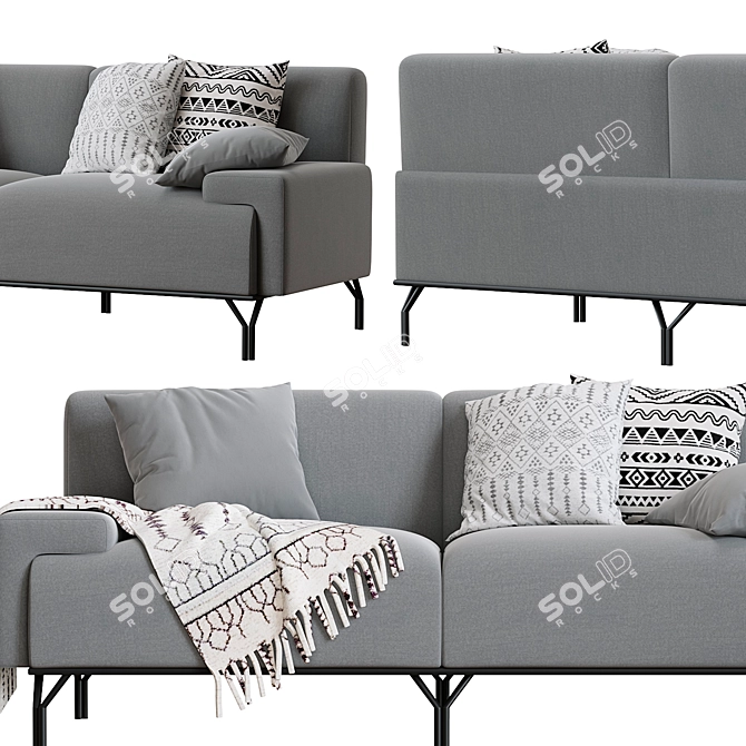 Modern Summit Standard Sofa 3D model image 3