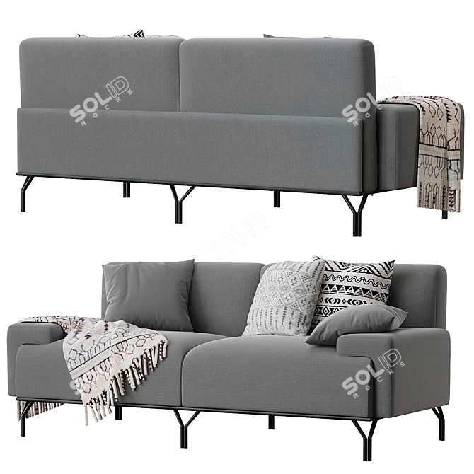 Modern Summit Standard Sofa 3D model image 4