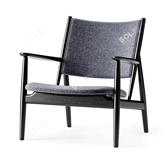 Ariake Summit Lounge Chair 3D model image 1