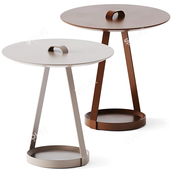 ZOE Coffee Table: Stylish & Compact 3D model image 2
