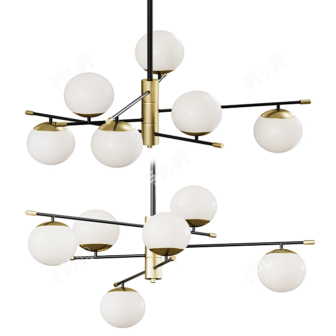 Maytoni NOSTALGIA Pendant Light (MOD048PL-06G) 3D model image 3