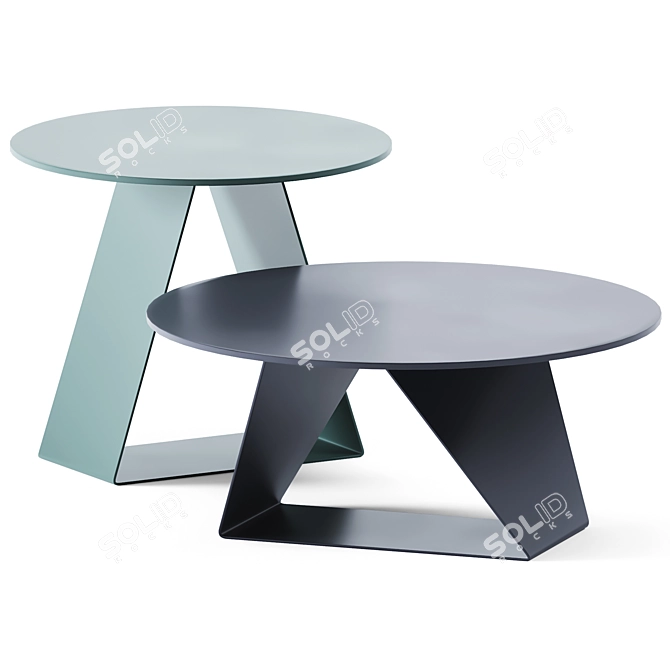 Contemporary Coffee Tables with TOV by Sitland 3D model image 2