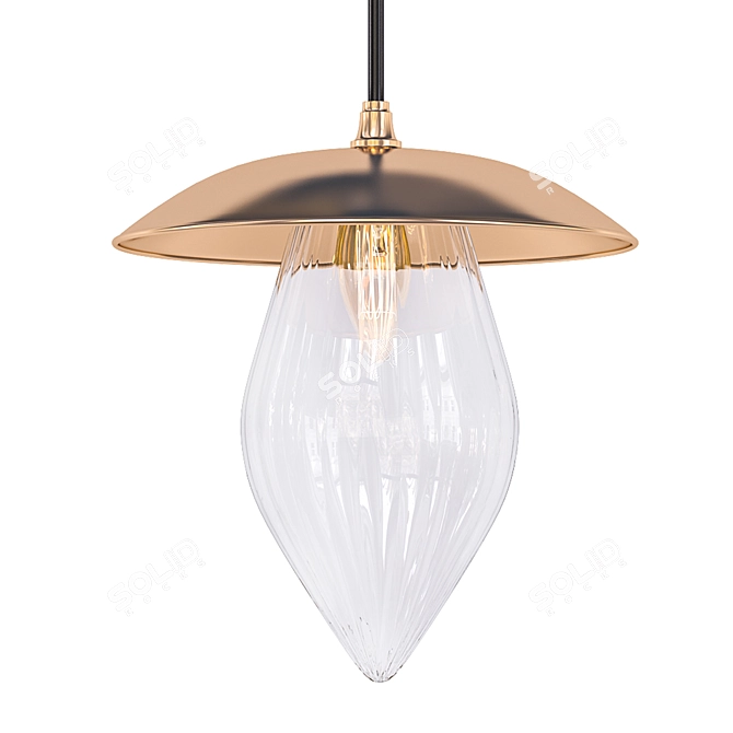 Lana Pendant: Sleek and Stylish Lighting 3D model image 1