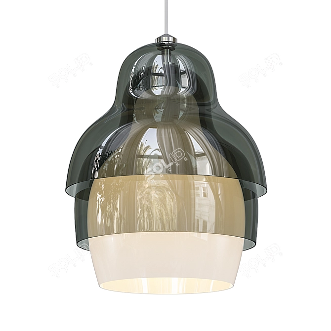 Nesting Pendant Lamp - Innermost 3D model image 1