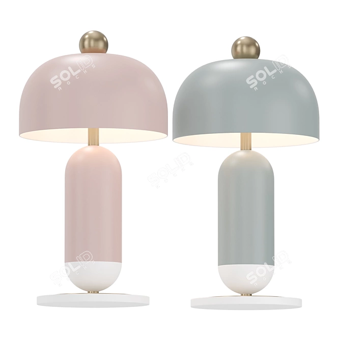 Scandinavian Style Desk Lamp 3D model image 3