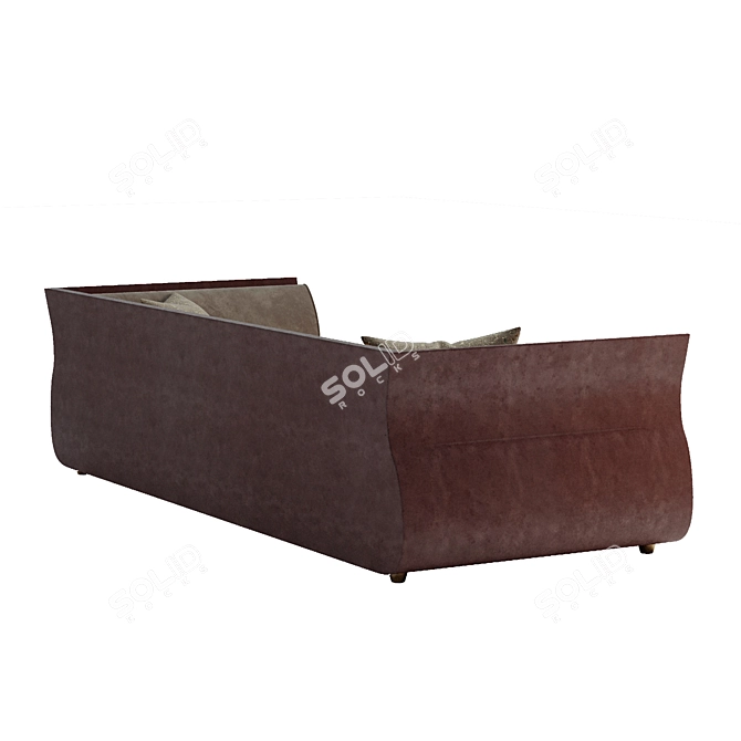 Modern Comfort: Cally Sofa Set 3D model image 4