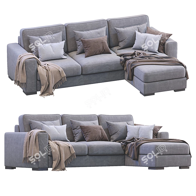 Modern Stylish Orion Sofa 3D model image 3