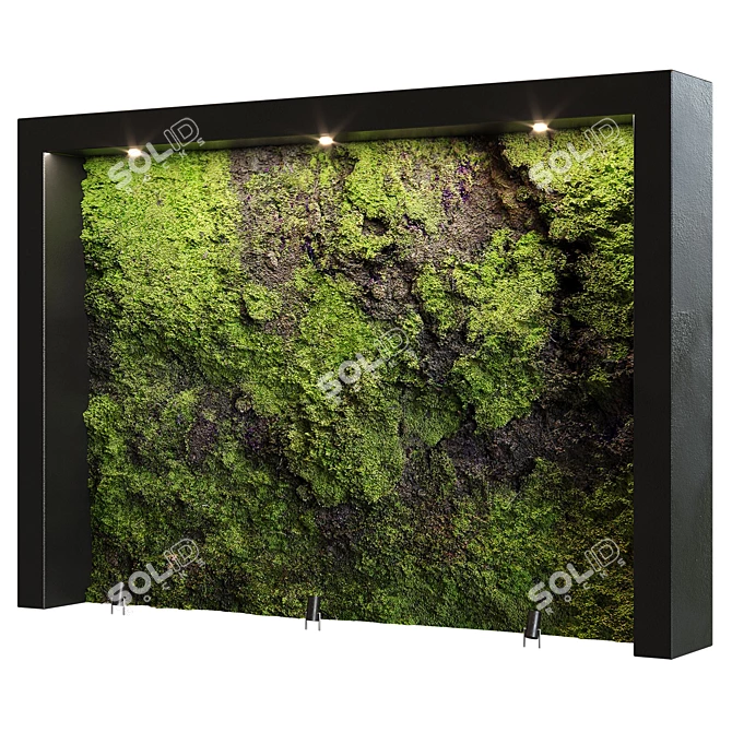 Green Natural Stone Wall1 - 2015 Edition 3D model image 13