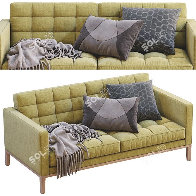  Contemporary AC Lounge Sofa 3D model image 3