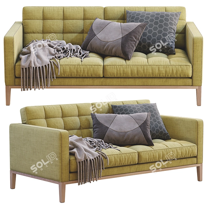  Contemporary AC Lounge Sofa 3D model image 4