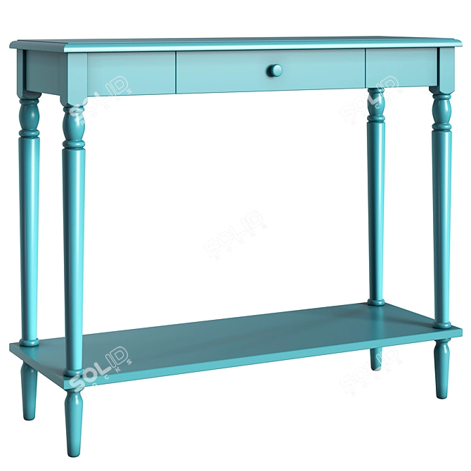 Timeless Elegance: Classic Console Table 3D model image 1