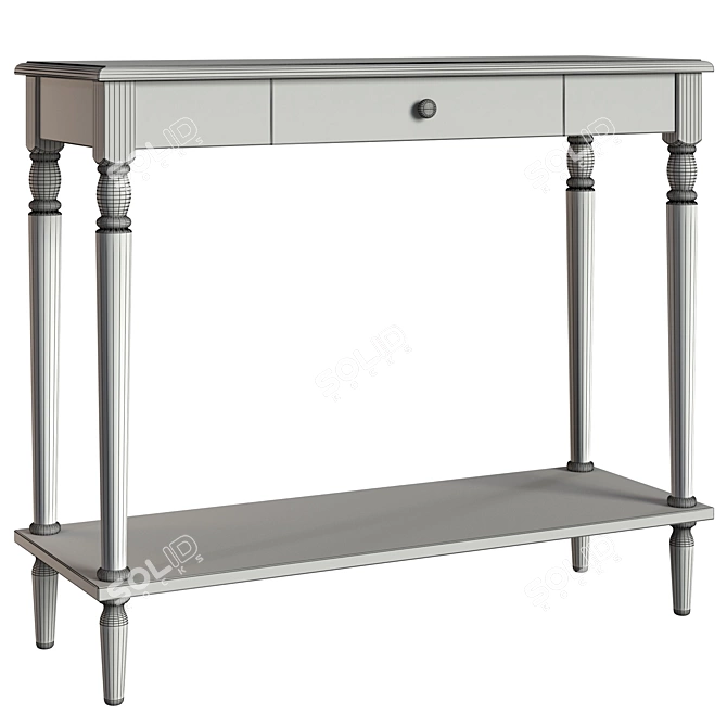 Timeless Elegance: Classic Console Table 3D model image 2