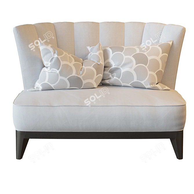 Elegant Air: The Fan Love Seat 3D model image 2