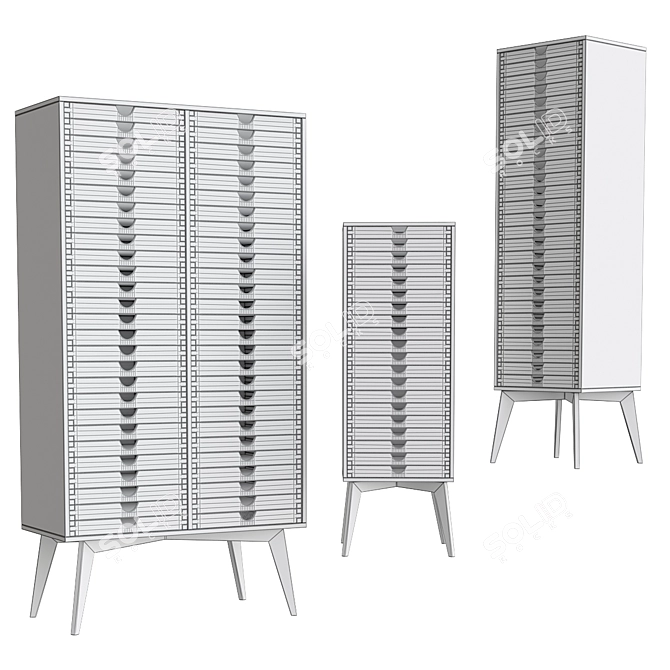 SIXTEMATIC: Sleek & Functional Furniture 3D model image 2