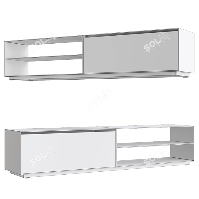 Elegance defined: Theca Sideboard 3D model image 2