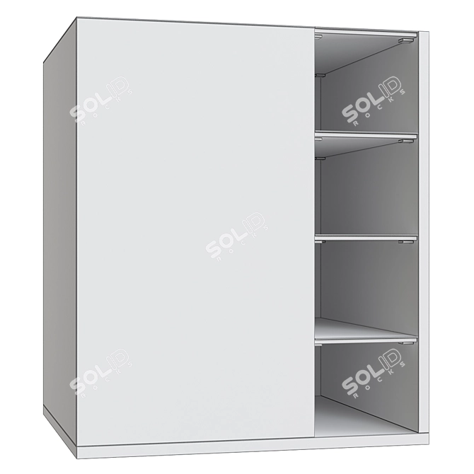 Versatile Storage Solution: Chest of Drawers 3D model image 2