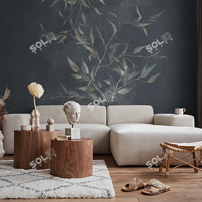 FACTURA ALBERI Vinyl Wallpaper - Trendy Collection 3D model image 5