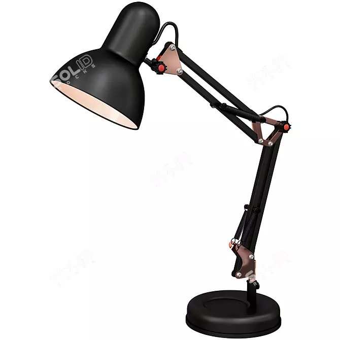 Arte Lamp Junior A1330LT-1BA: Stylish Desk Lamp with Polygon Design 3D model image 1