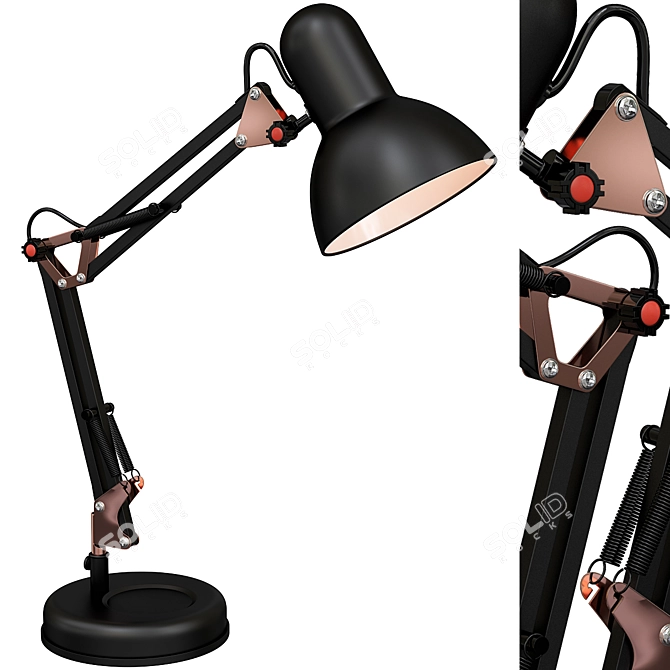 Arte Lamp Junior A1330LT-1BA: Stylish Desk Lamp with Polygon Design 3D model image 4