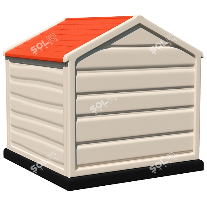 3D Dog Kennel: Stylish and Functional 3D model image 7