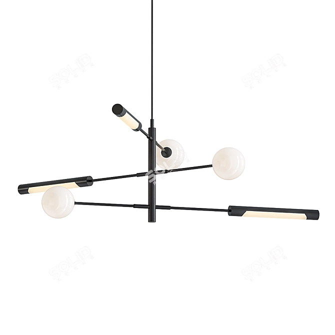 Modern Runna Design Lamp 3D model image 1