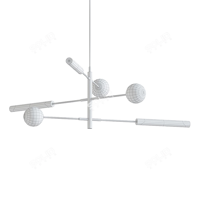 Modern Runna Design Lamp 3D model image 2