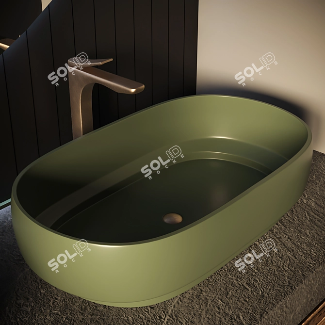 GESSI Faucet: Stylish Bathroom Furniture 3D model image 8