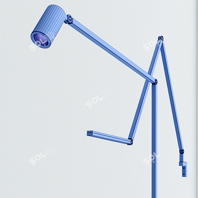 Nemo Untitled Tablewall: Sleek LED Wall Lamp 3D model image 3