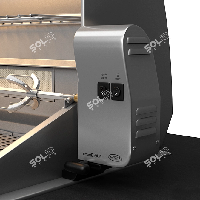 DCS Series 9: Gas Grill, Rotisserie & Charcoal 3D model image 3