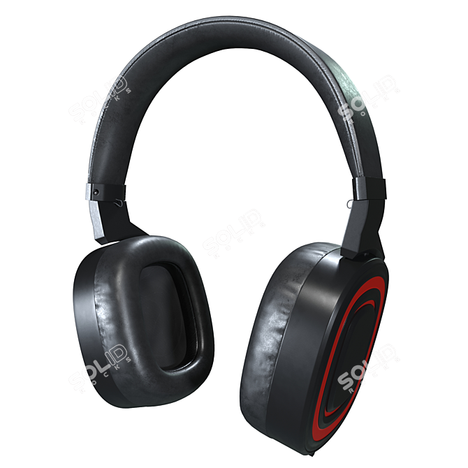 Sleek Sound: Affordable Headphones 3D model image 3