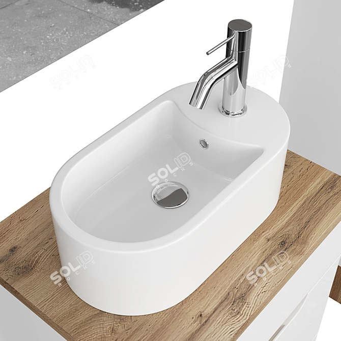 Comad Bali Collection Bathroom Furniture 3D model image 3