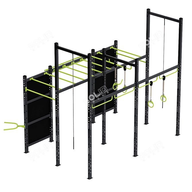 Sisu Outdoor Fitness Frame 3D model image 2