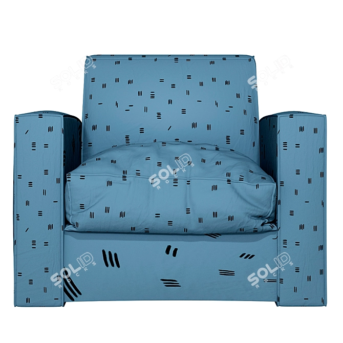 Iminiti India Jone Chair: Authentic Design & Superior Comfort 3D model image 2