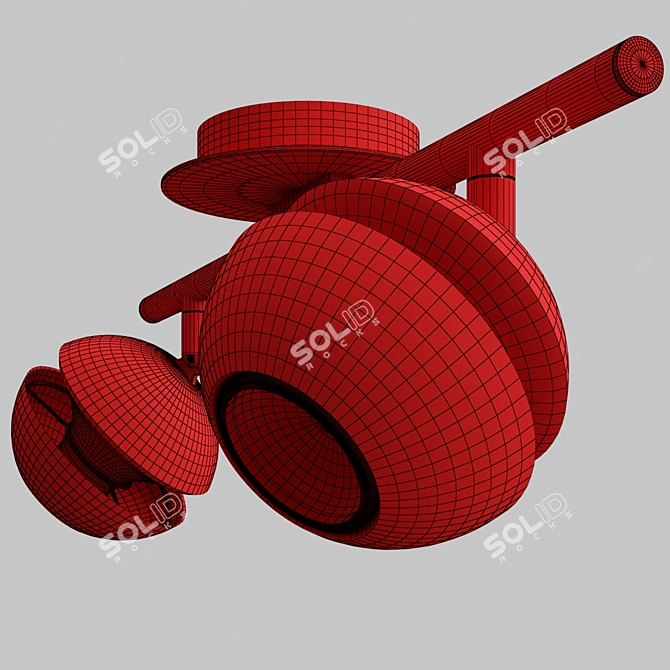 Eglo Nocito - Adjustable Direction Ceiling Spotlight 3D model image 4