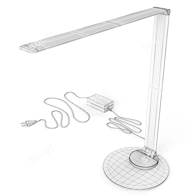 Remax RL-LT05 Foldable LED Table Lamp 3D model image 7