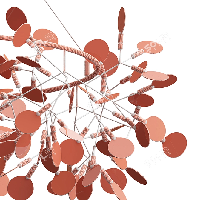 Modern LED Firefly Lamp 3D model image 4