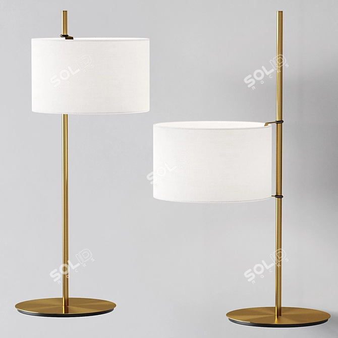 Ontario Table Lamp: Elegant Illumination for Your Home 3D model image 1