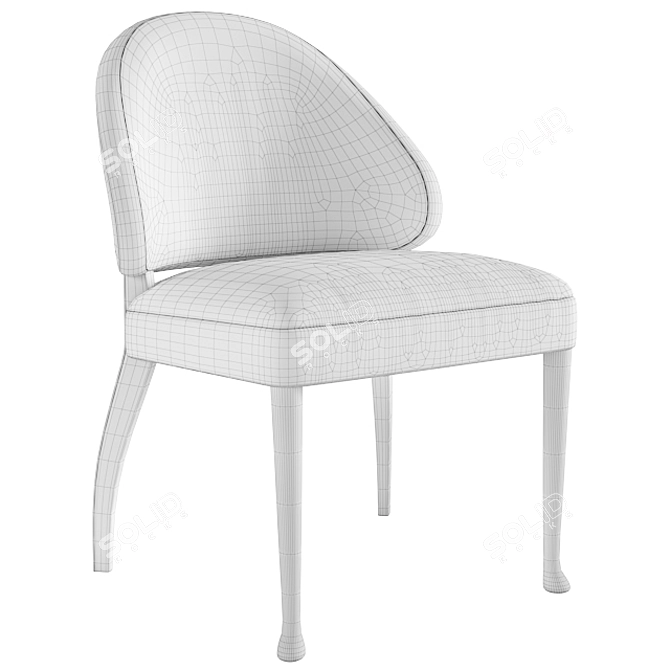 Elegant Josephine Chair by Baker 3D model image 4