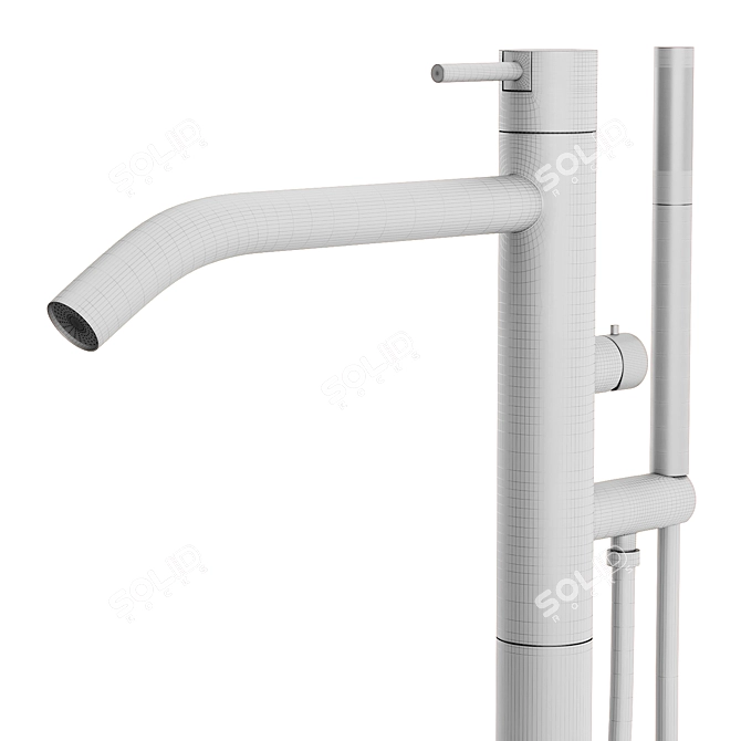 Antonio Lupi Reflex Freestanding Bath 3D model image 6