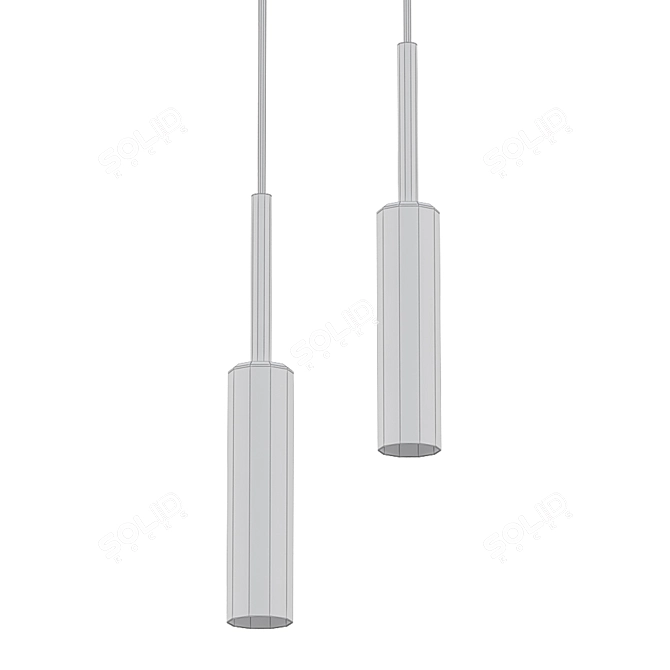 Elegant Night Design Lamps 3D model image 2