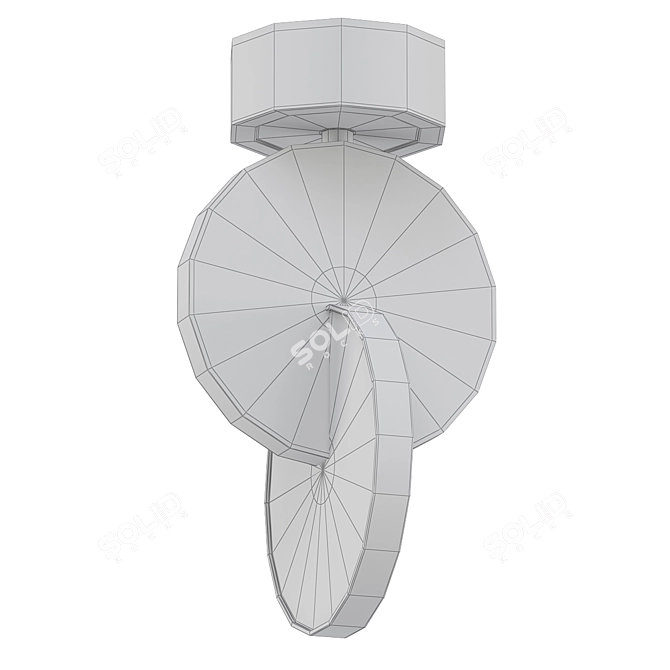 Glatt Wood CH: Stylish Design Lamp 3D model image 2