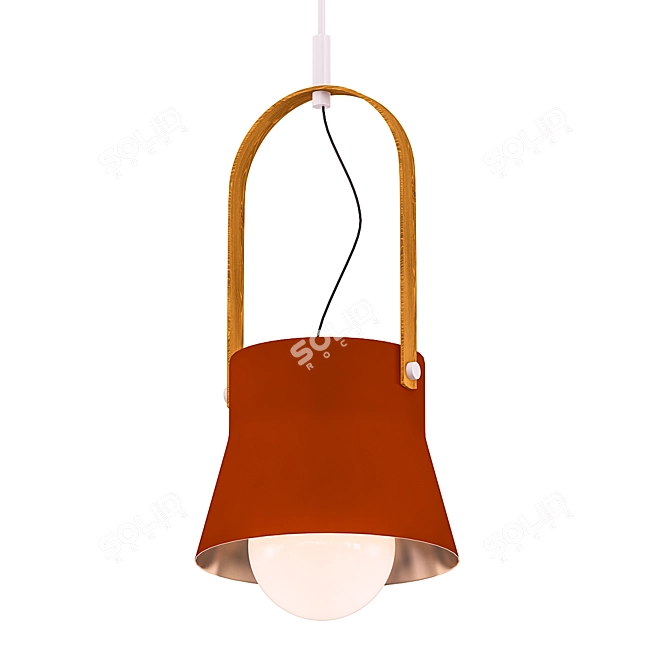 Modern LED Hanging Dome Lights 3D model image 1