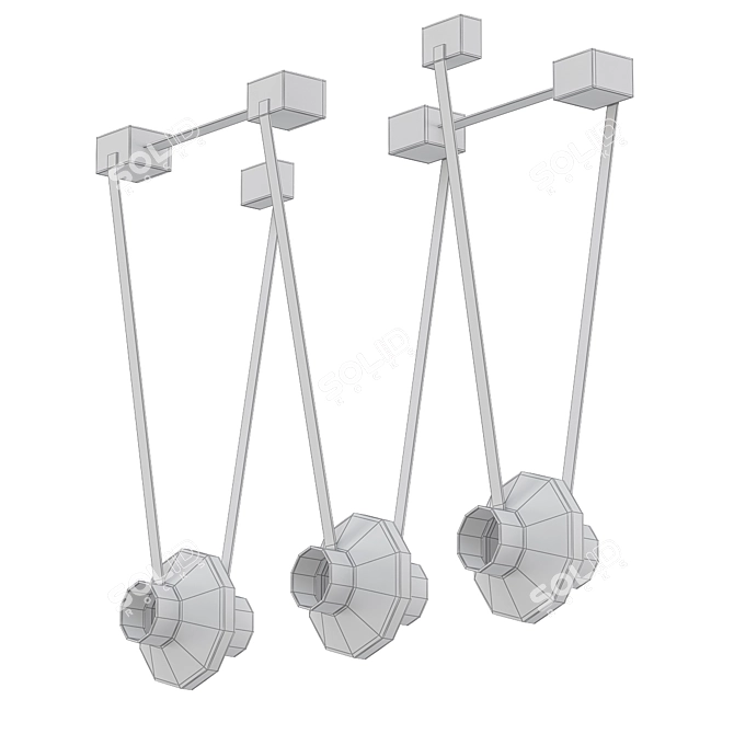 Modular Lighting System 3D model image 2