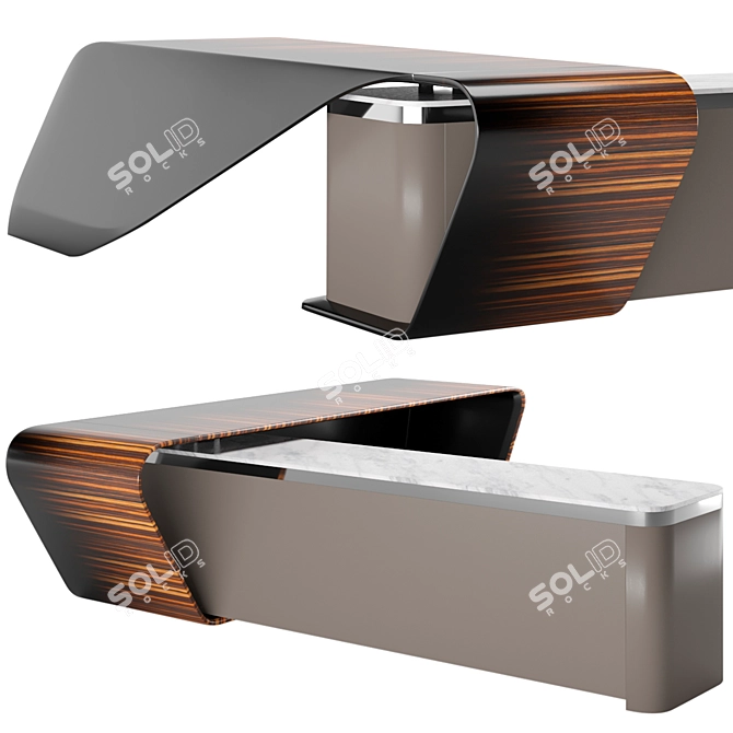 Bentley Motors Design Styal Desk 3D model image 2