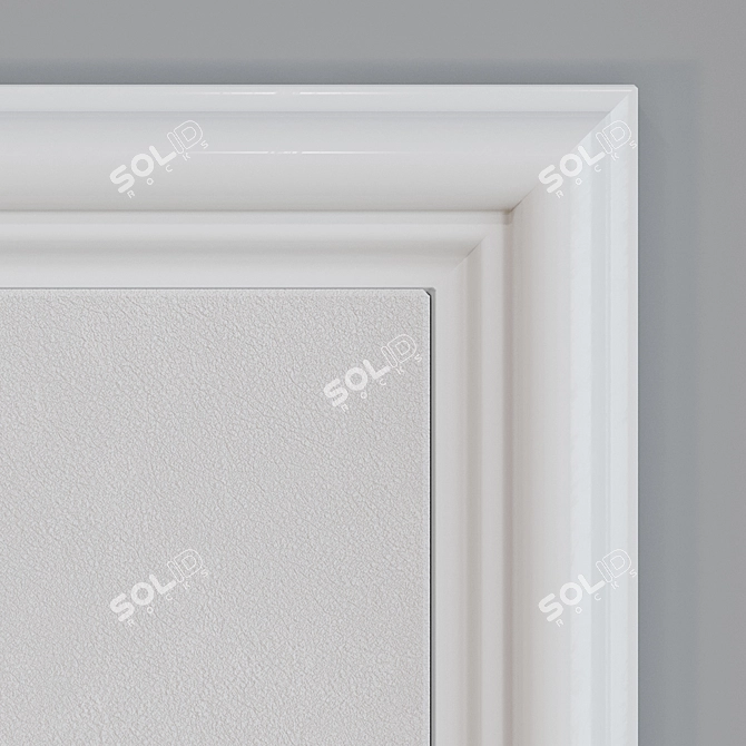 Modern Minimalist 4-Piece Picture Frame Set 3D model image 5