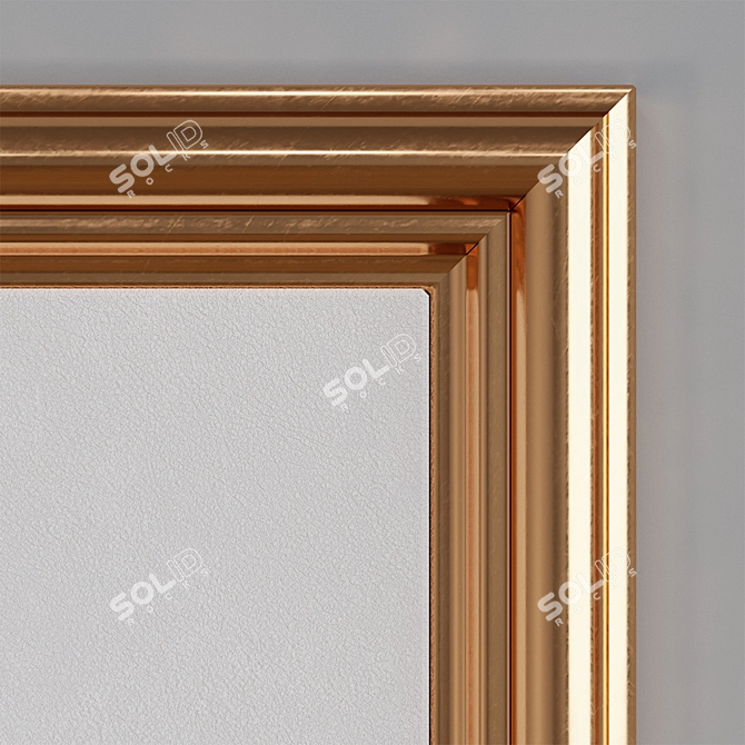 Modern Minimalist 4-Piece Picture Frame Set 3D model image 6