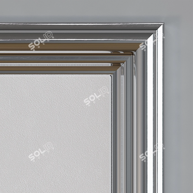 Modern Abstract Picture Frame Set 3D model image 6