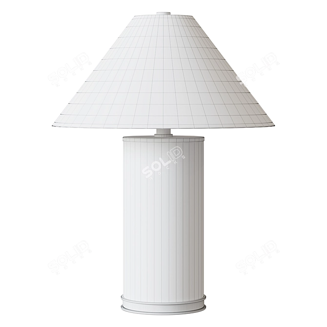 American Elegance Table Lamp 3D model image 2